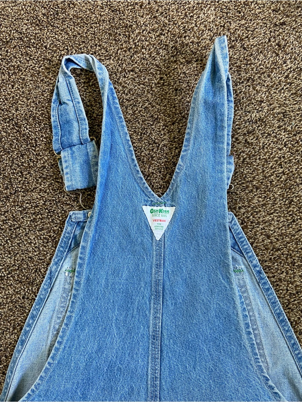 Vintage Oshkosh B’Gosh Denim Overalls 30x32 - Picture 5 of 6